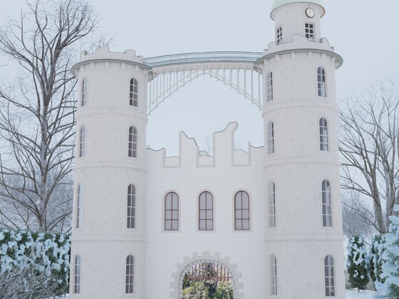 Pfaueninselschloss im Winter