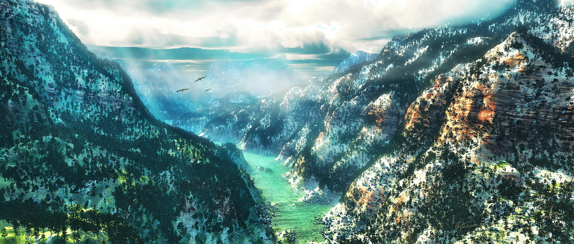 Where giants wander