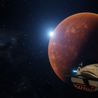 Perry Rhodan Schwebepanzer vor Planet