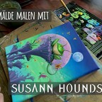 Ein Scifi Gemälde malen mit Ölfarben