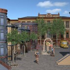 Stadtplatz im Norden C1