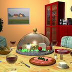 Stilleben Abendessen