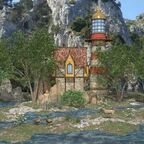 Mediterranes Leuchtturmhaus E