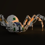 Spiderbot-Abschlussrender mit Cycles