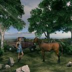Lady and Horse ( by FlowScape )