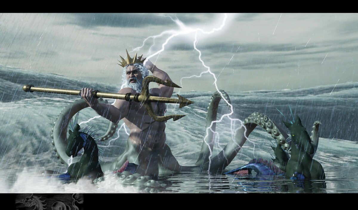 König Poseidon Active Rendering