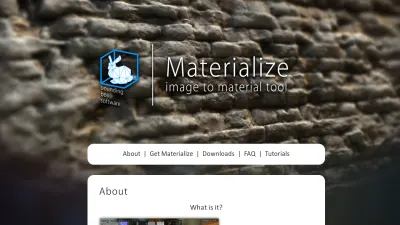 Screenshot der Webseite https://boundingboxsoftware.com/materialize/ vom 2022-01-22