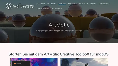 Screenshot der Webseite https://uisoftware.com/de/artmaticctx/ vom 2026-10-29